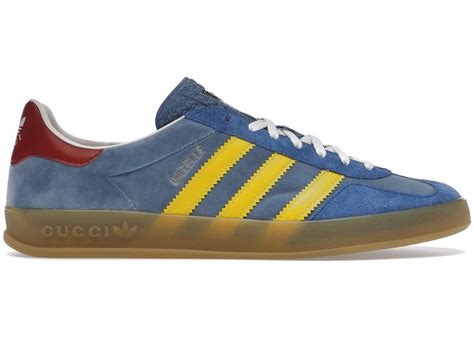 gucci adidas gazelle blue|gucci gazelle price.